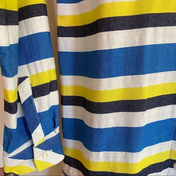 TOMMY HILFIGER long sleeve Striped Shirt Dress - Picture 9 of 13